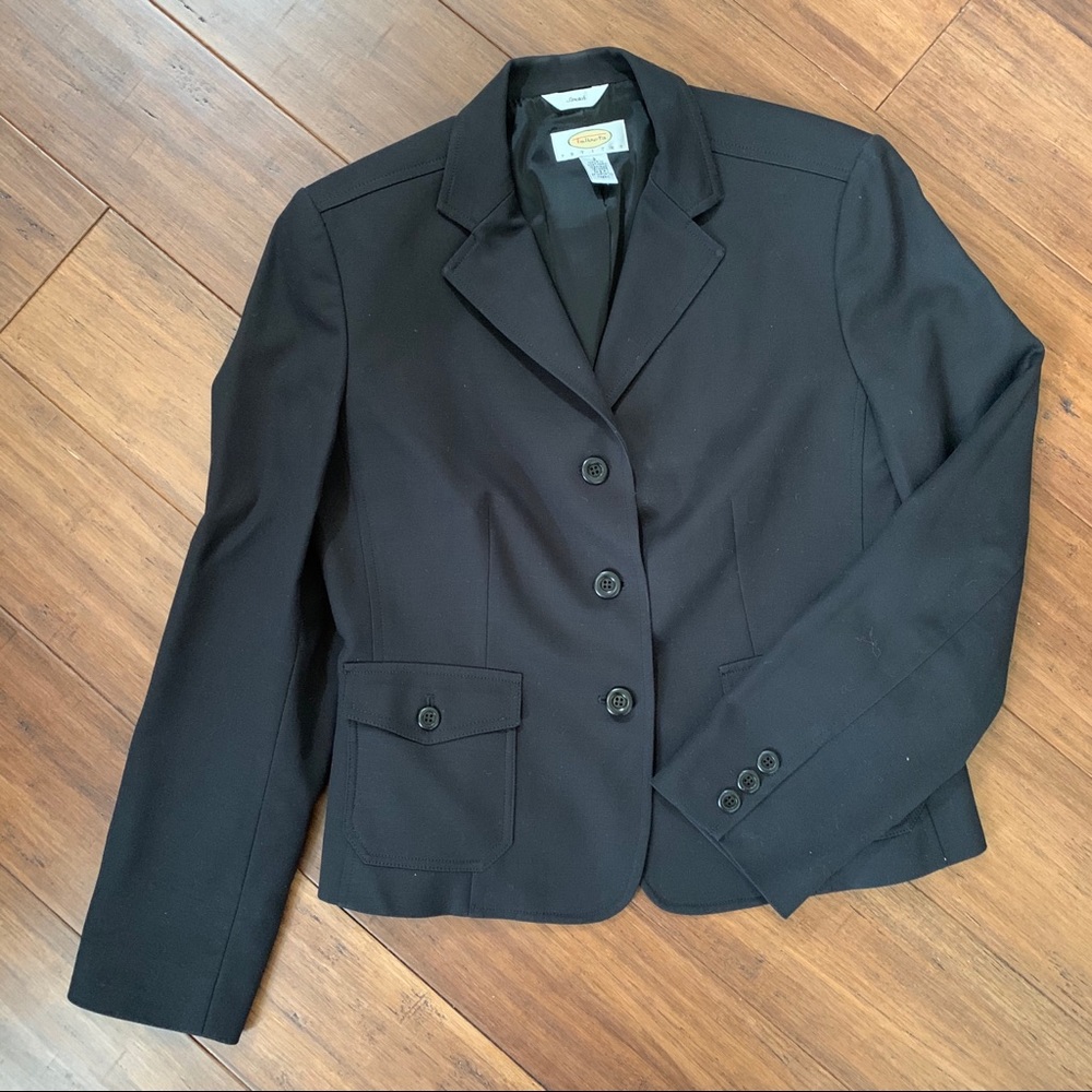 Talbots sateen suit jacket